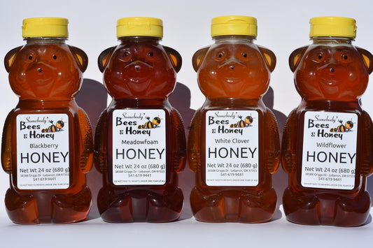 Raw Pure Local Unfiltered Honey in 5 flavors